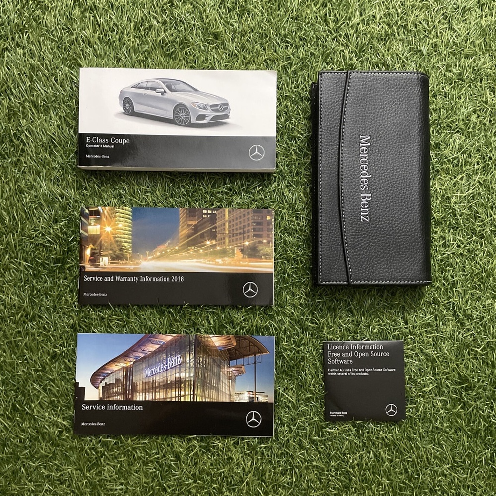 2018 Mercedes-Benz E-Class Coupe Owners Manual (E400 4MATIC 3.0L, E300 2.0L)